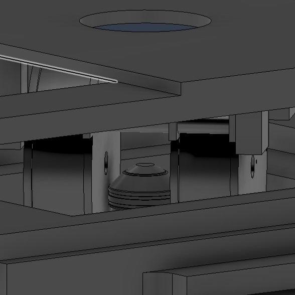 CAD model of coil setup